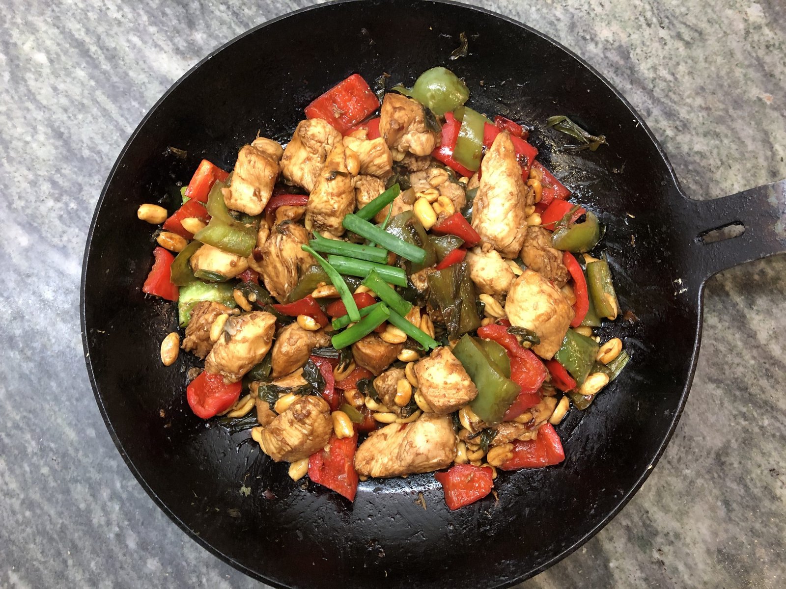 Pollo Kung Pao. Un plato Chino